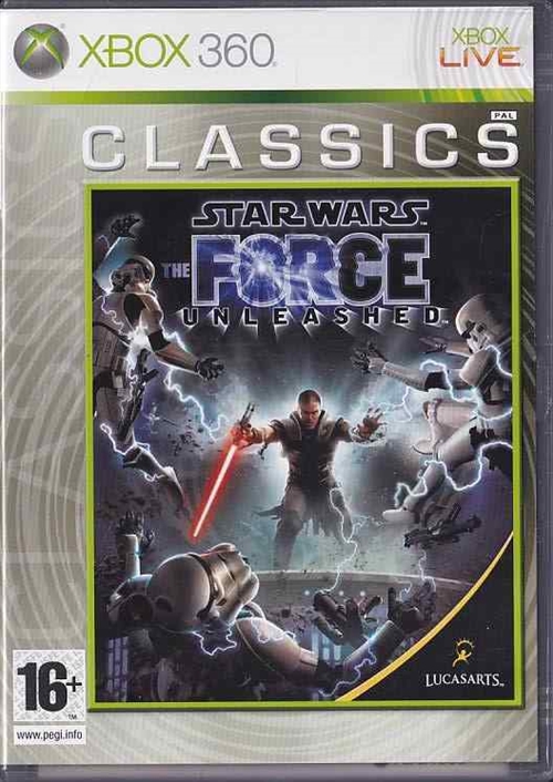 Star Wars The Force Unleashed - Classics - XBOX Live - XBOX 360 (B Grade) (Genbrug)